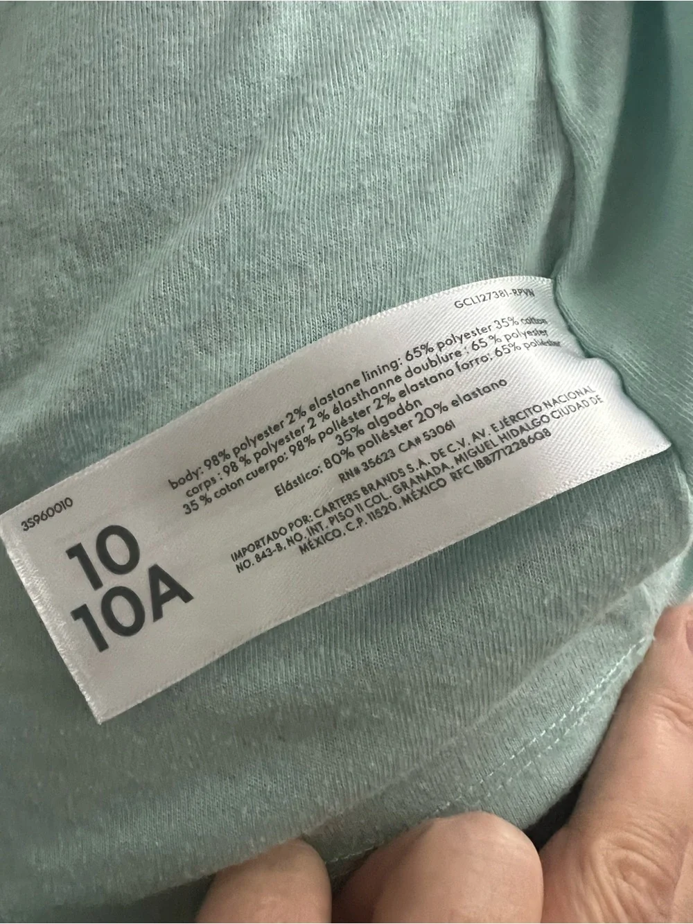 5/$20 SALE Carter's Aqua Knit Tiered Sundress for Girls